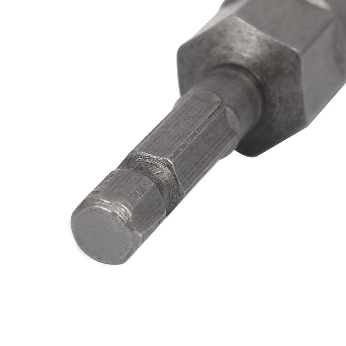 5 Pcs 81mm Length 1/4" Hexagonal Deep Socket Nut Gray gallery