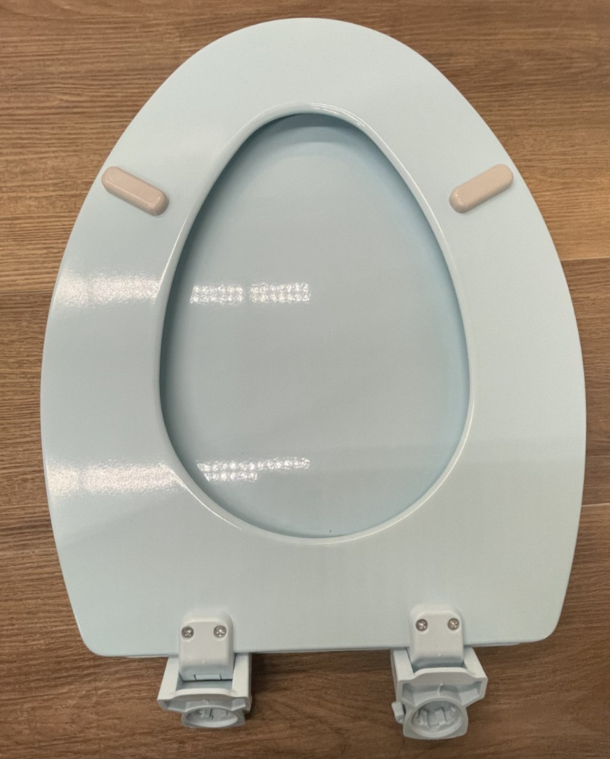 BEMIS 1500EC 464 Elongated Closed-Front Toilet Seat and Lid - Dresden Blue gallery