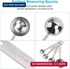 5PCS Measuring Spoons Set, Include 1/8,1/4,1/2,1 tsp, and 1tbsp Cup | Measuring gallery