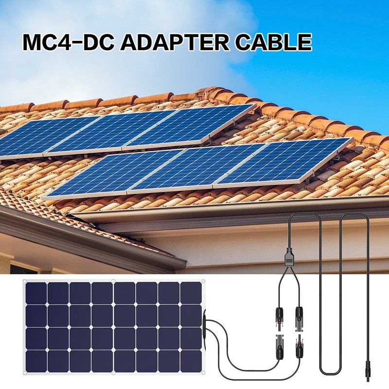 ALLPOWERS Solar Panel to 5.5x2.1mm Adapter Cable, DC 5.5x2.5mm for Generator gallery