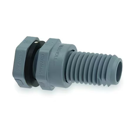 Hayward Flow Control Bfa3020tfs Bulkhead Tank Fitting, 2", Pp/Fpm, Fpt X Fpt gallery