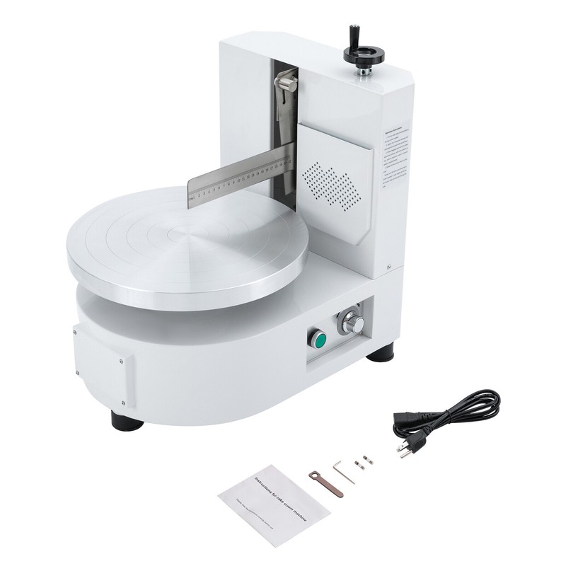 4-12inch Cake Cream Coating Machine Cake Decoration Cream Spreading 110V gallery