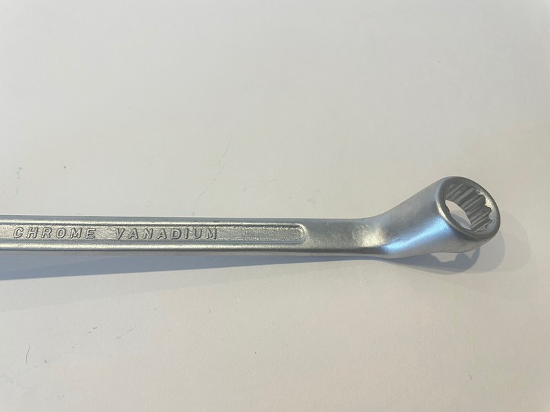 Vanadium 75° Offset Double Ended Chrome Heat Treated DIN 9/16 X 1/2 Inch gallery