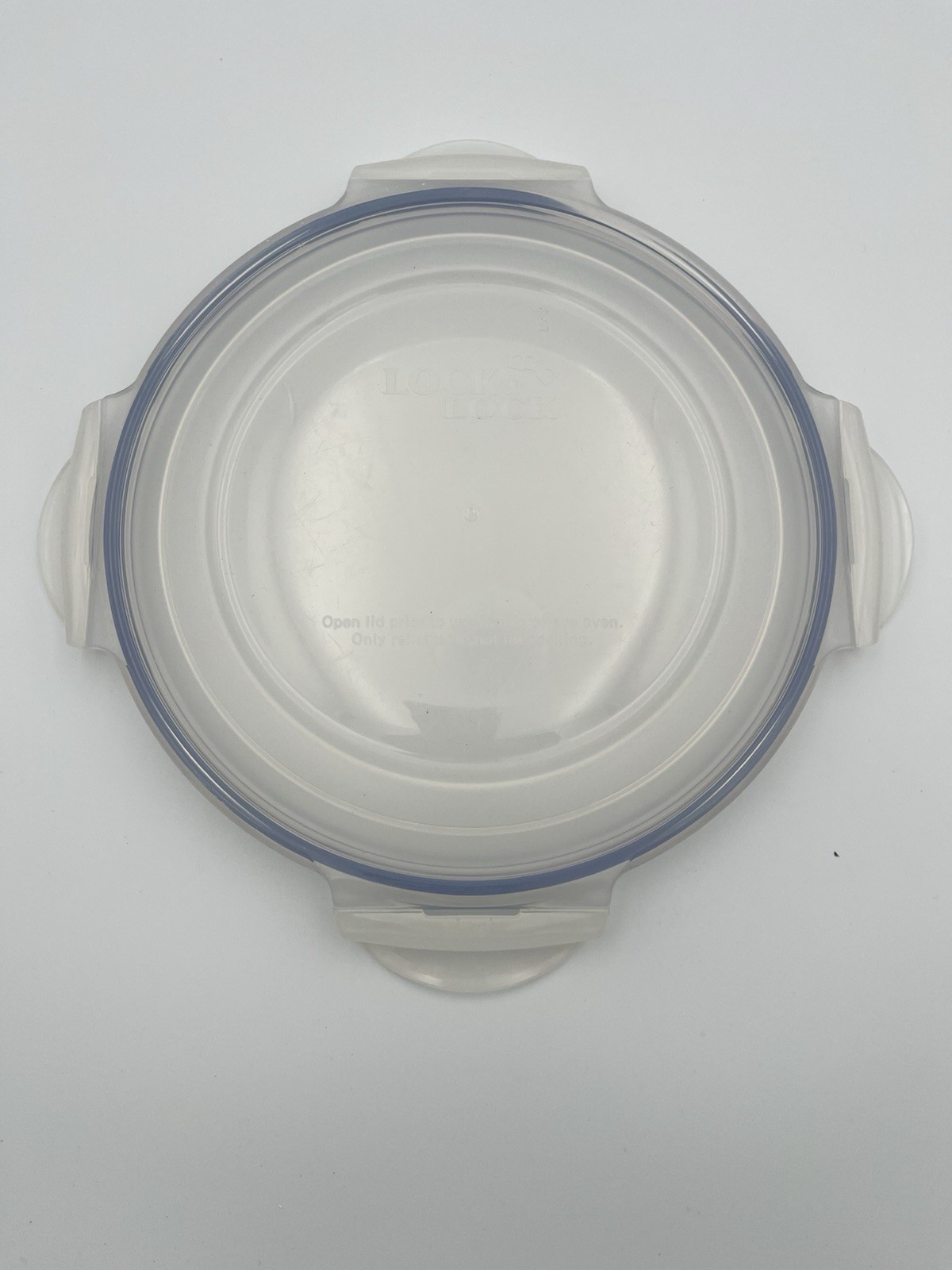 Lock & Lock Round Food Storage Container "8 Clear Blue Seal Replacement 5-1/2 gallery