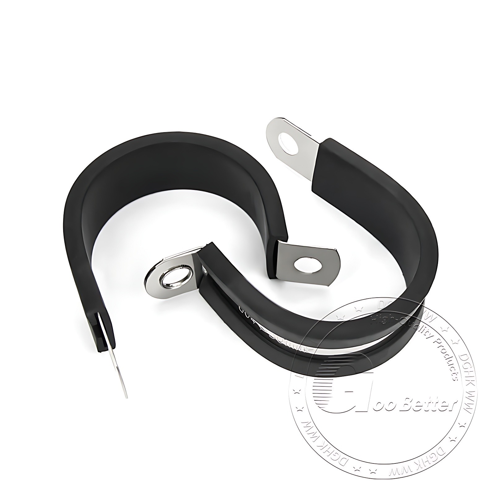 Rubber Lined P Clips Cable Mounting Hose Pipe Clamp 6mm-200mm A2 Stainless Steel gallery