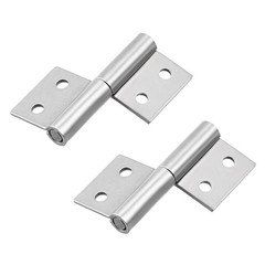 2-inch Steel Small Slip Joint Flag Hinge – Lift Off Right Handed Lid Door 2pcs