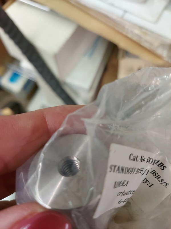 CRL Standoff Base Brushed Stainless 1" X 1" S0B101BS Pkg of 1 gallery