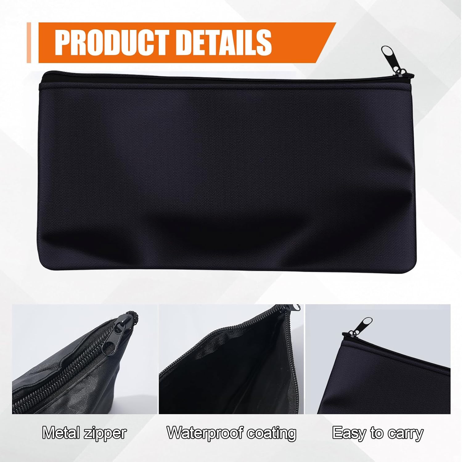 2PCS Car Tool Pouches with Zipper, Universal Oxford Cloth Waterproof Small Wrenc gallery