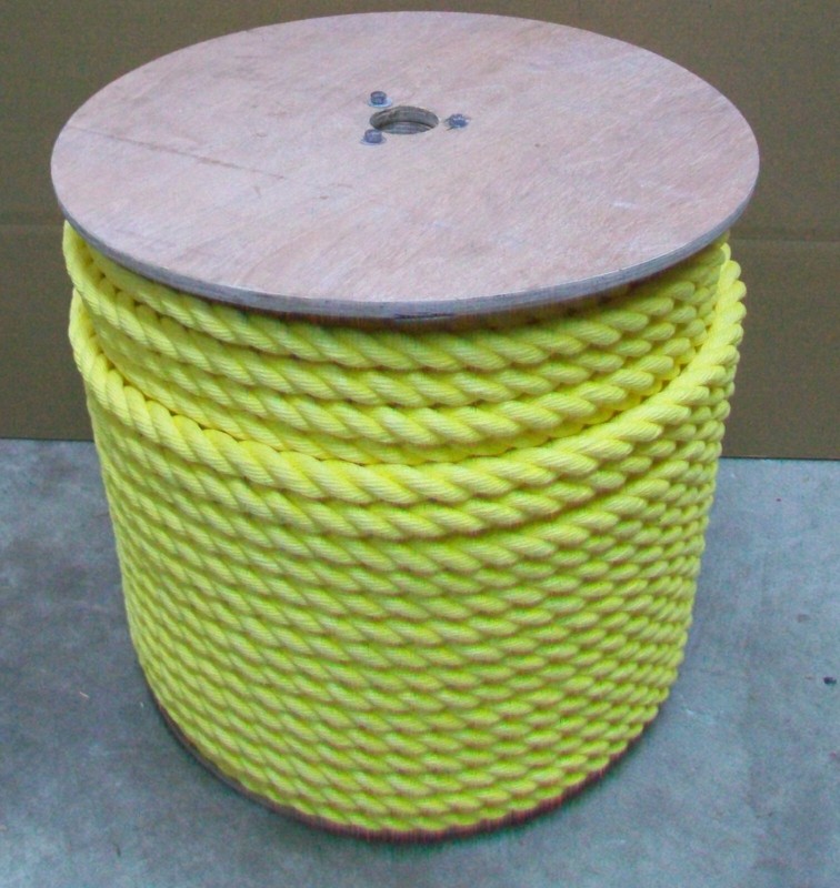 1" Diameter Yellow Poly Polypropylene Rope Boat Dock Work Tree Pick Your Length gallery