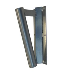 Angled Flat Wall Mount for Advertising Swooper Pole