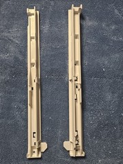 GE Refrigerator Crisper Drawer Rail Set WR72X239 WR72X240 WR720240 WR72X0239 R2