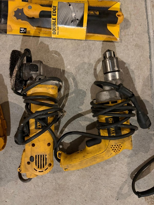 DEWALT 8-Tool Set Drill/Driver, Saws, Grinder Corded/Battery w/ Chargers gallery