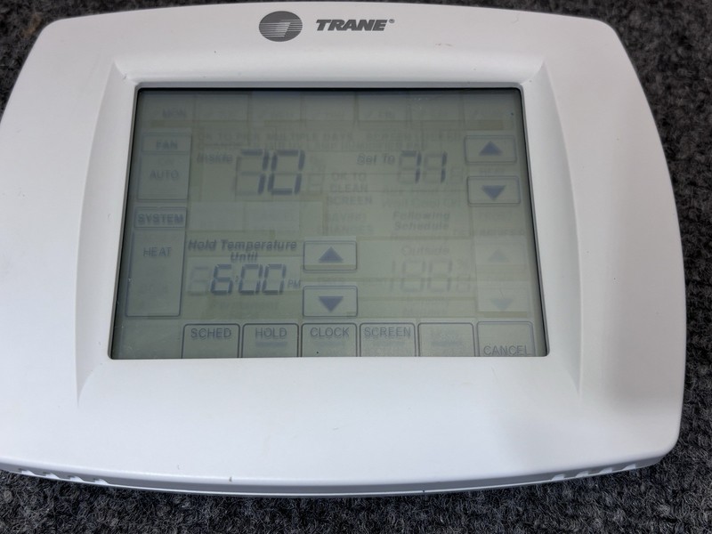 Trane TCONT800AS11AAA 7-Day Programmable Touchscreen Thermostat gallery