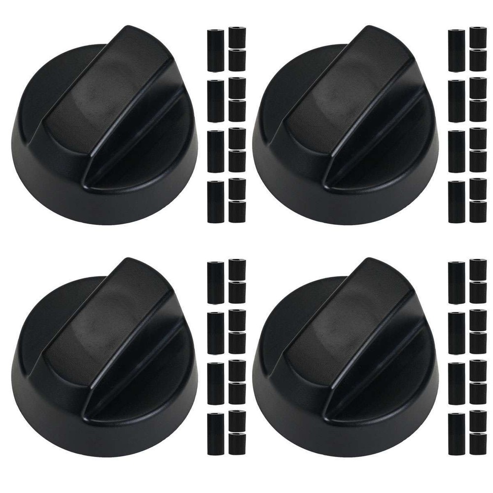 4Pack Stove Top Control Knobs Set Cooktop Top Burner Control Knob Replacement