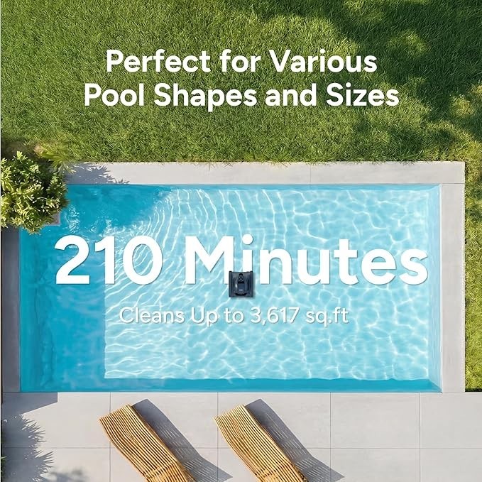 iGarden KN Series 3.5H Runtime Robotic Pool Vacuum Cleaner for In Ground Pool gallery