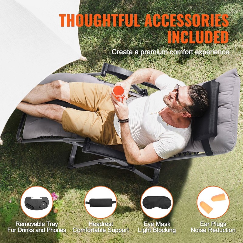 Zero Gravity Chair, 26 inch Zero Gravity Recliner Lounge Chair for Indoor and gallery
