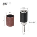 30 Pcs 3/4 Inch Sanding Sleeves Set 120 Grit with 2 Pcs 6mm Mandrels gallery