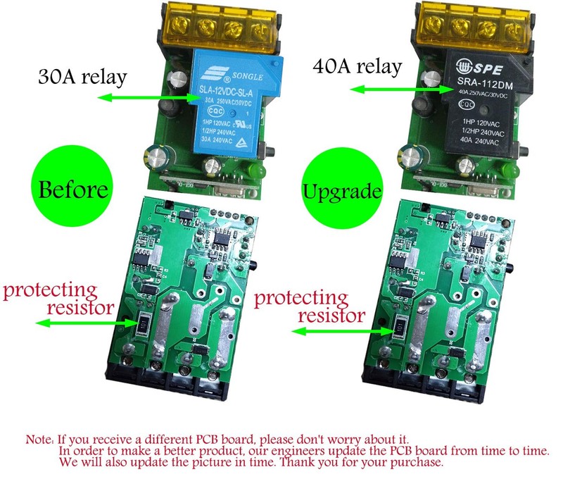 12volts Remote Control Switch, DC 12V/24V/Long Range Wireless Remote Switch w... gallery
