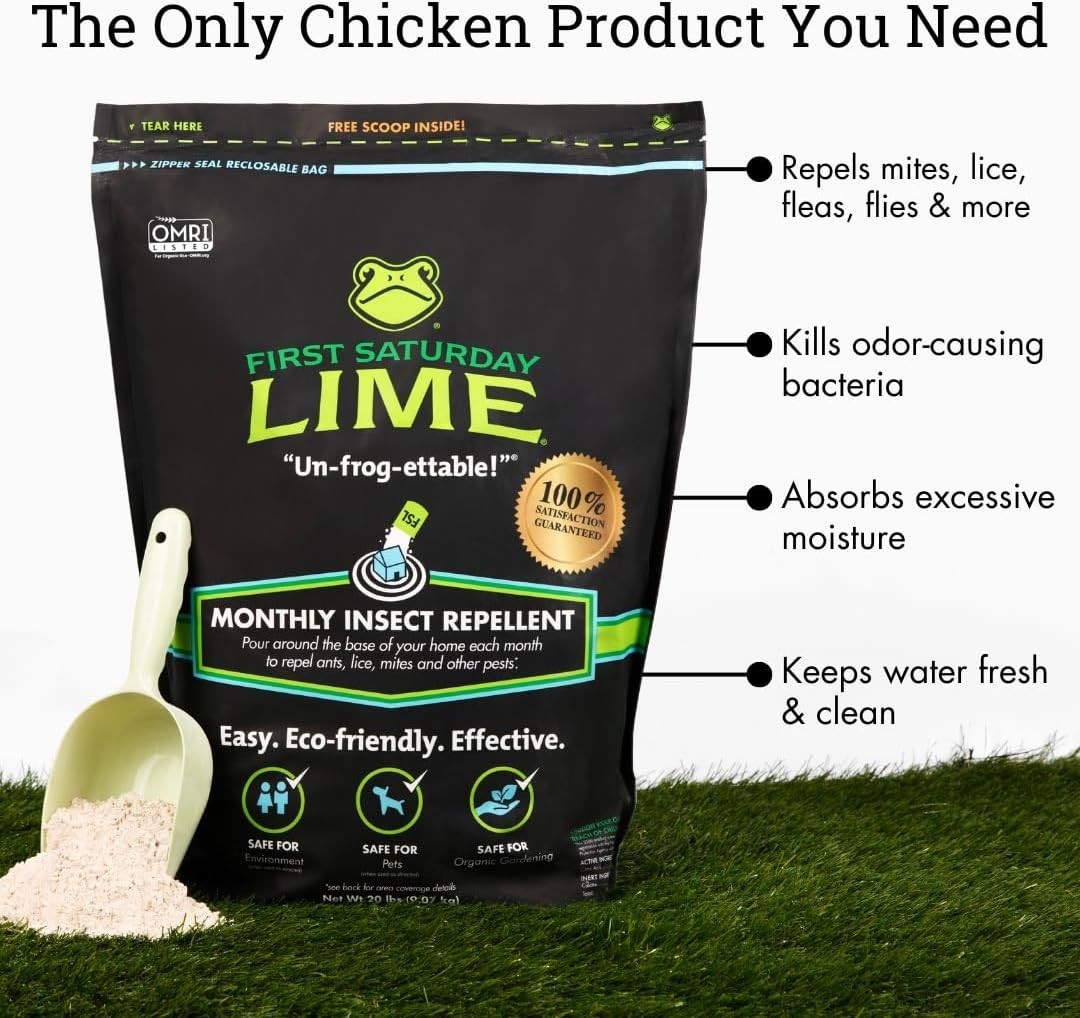First Saturday Lime Insect Deterrent 20LB | Monthly Insect Barrier | Multi-Purpo gallery
