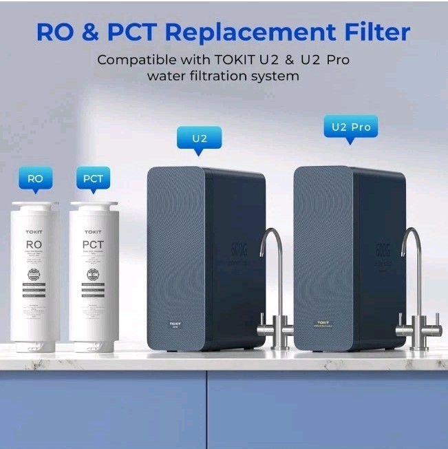 TOKIT PCT Replacement Filter for U2&U2 Pro, NSF/ANSI 58 Certified, Reduce... gallery