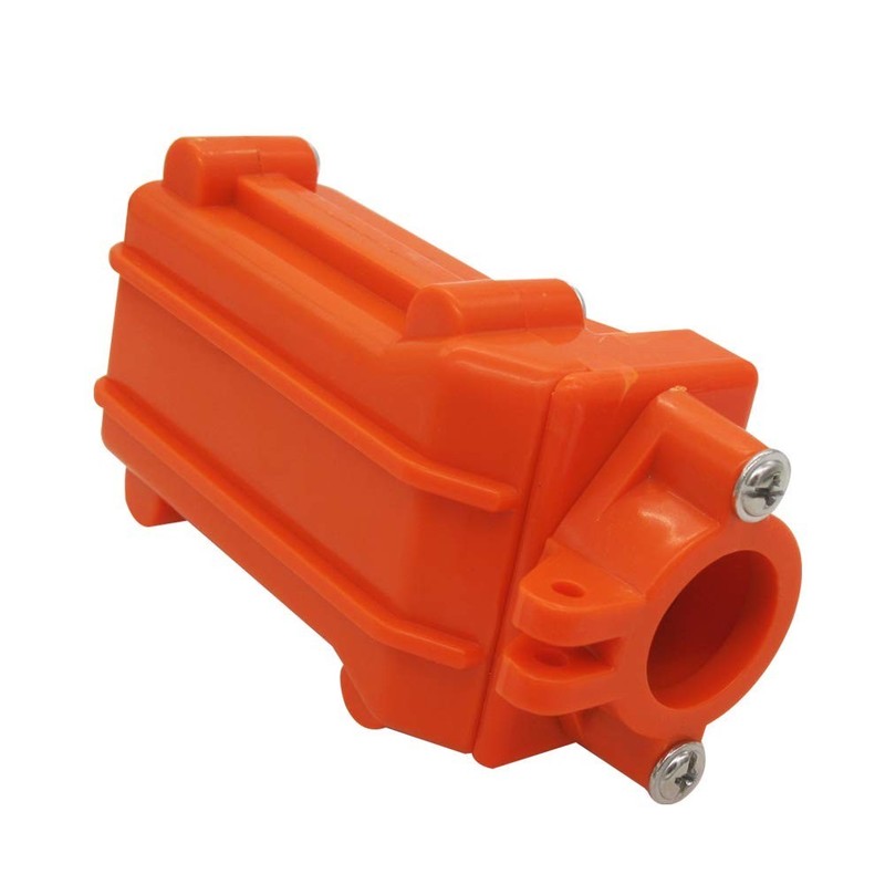 Durable Wall-Mounted Push Button Switch for Electric Hoists - Orange, Rated gallery