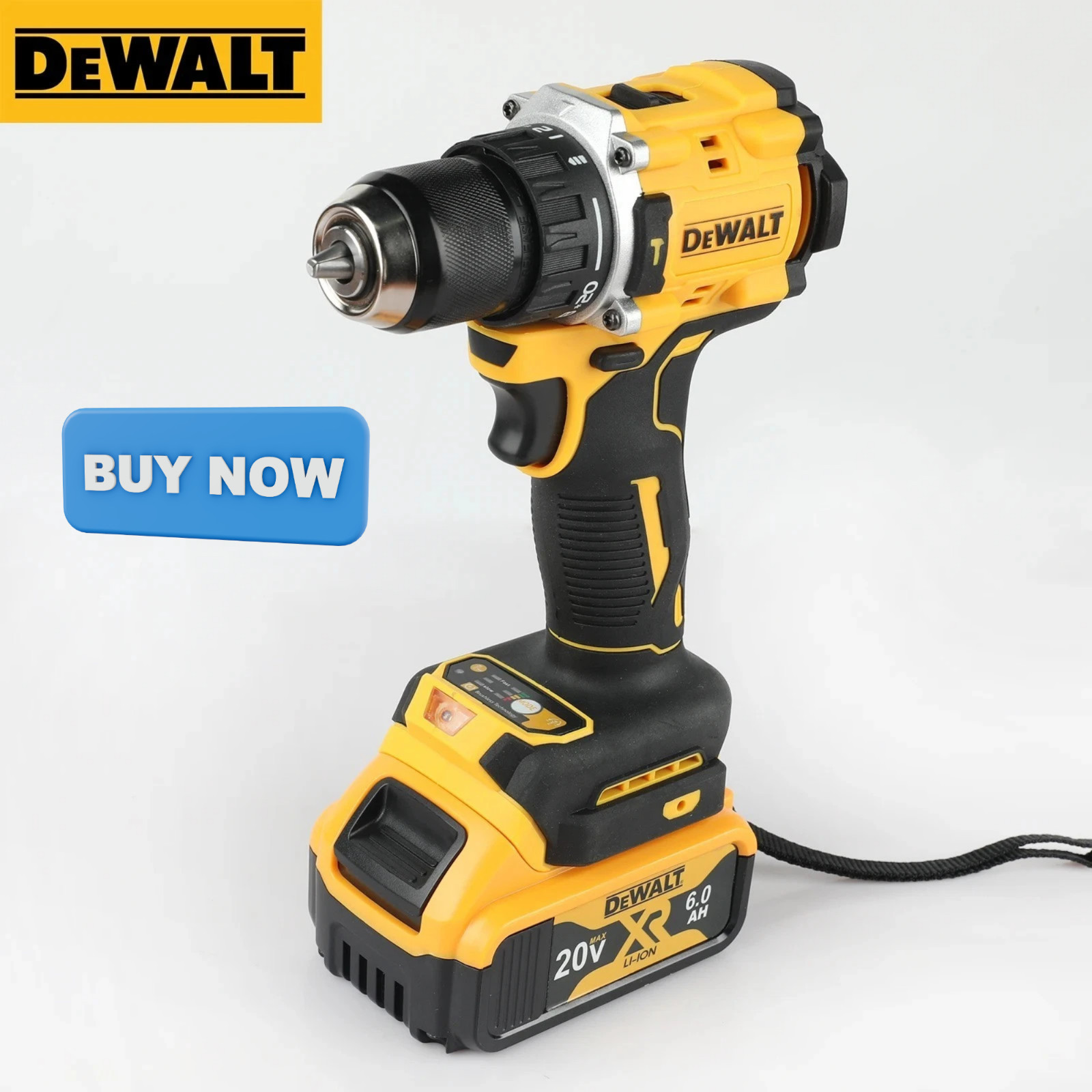 DEWALT 20V MAX Cordless Drill Driver Kit, Electric Drill, Brushless 1/2 Inch gallery