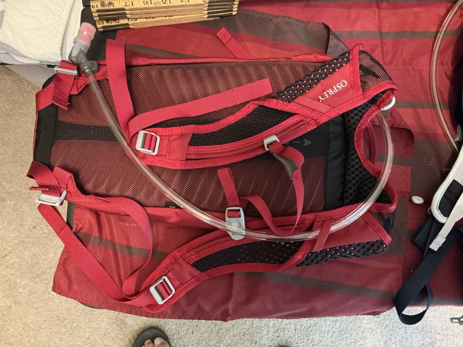 OSPREY Ozone Day 35 Red Maroon Backpack 2