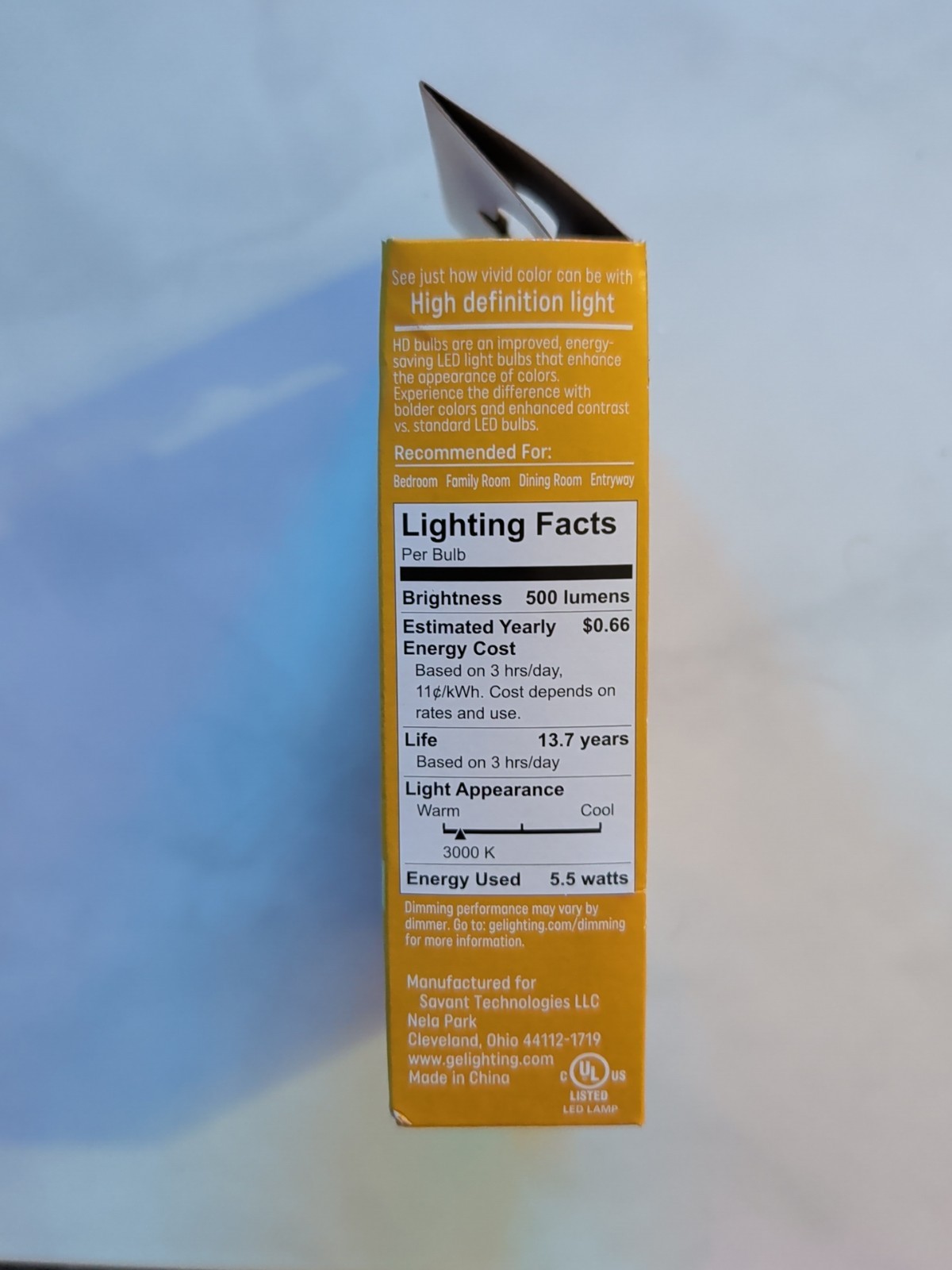GE Relax LED , Neutral Warm White, 60w, BM, Medium Base, 500 Lumen Light Bulbs gallery