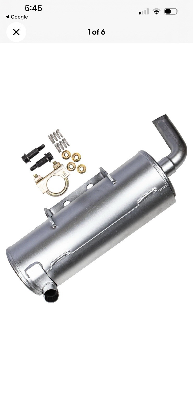 142-3683 Exmark S-Series Muffler Kit gallery