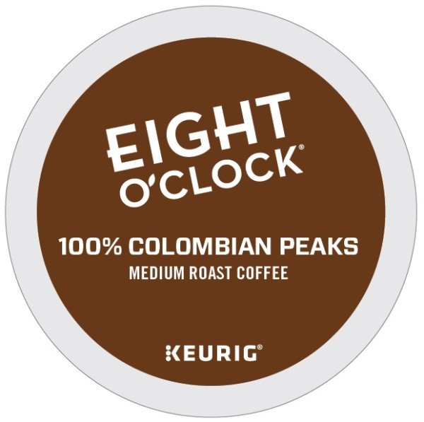 Eight O'Clock Coffee Colombian Peaks K-Cup Pods, Medium Roast, 48 Count gallery