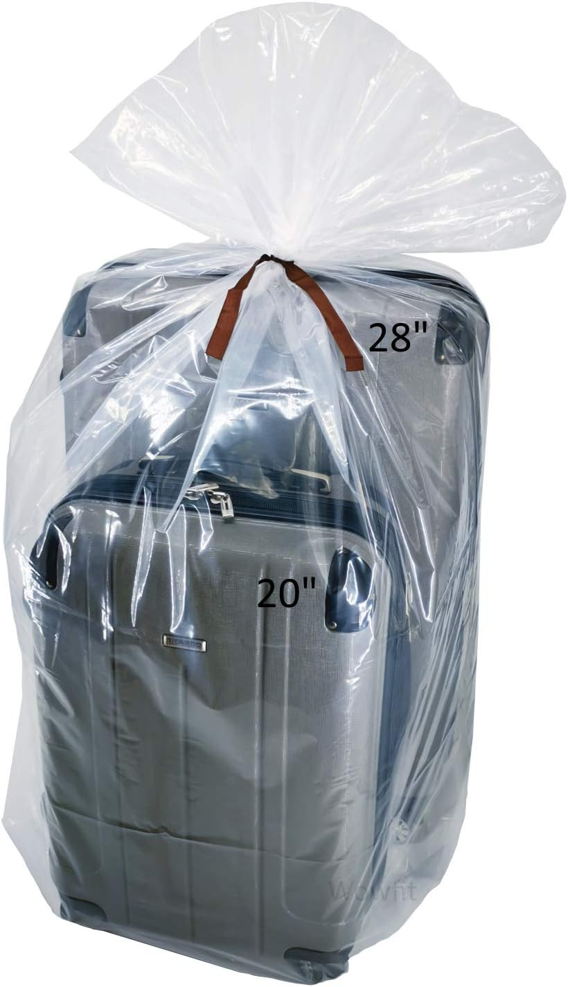 5 CT 40X60 Inches Extra Large Clear Plastic Bags Perfect for Car Seat, Luggage, gallery