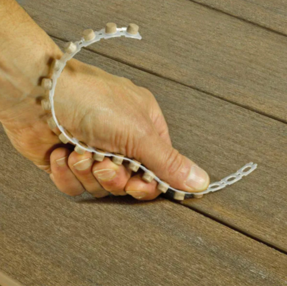 Azek Mahogany COLLATED FASTENMASTER CORTEX PVC DECKING PLUGS gallery