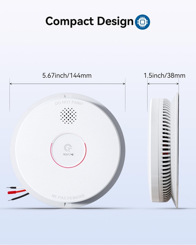 Smoke Detector, Hardwired Interconnected Smoke Detector, Photoelectric Smoke ... gallery