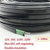 Heating Cable Self Regulating 12V 24V 1-100m Water Pipe Anti Frost Heater Wire gallery