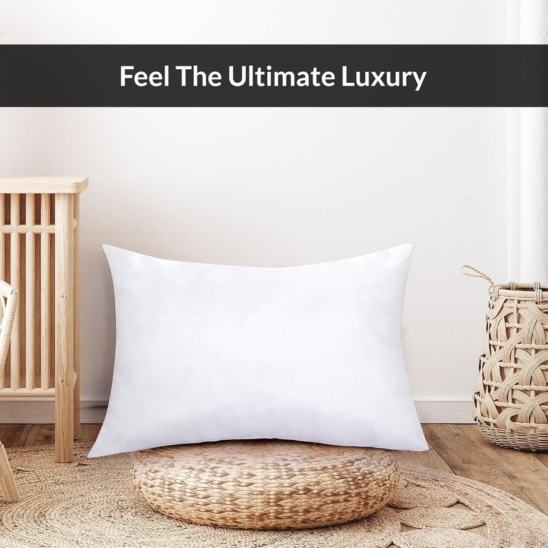 12 x 20 Pillow Insert - Down Alternative Throw Pillows Insert - Rectangle Pillow gallery