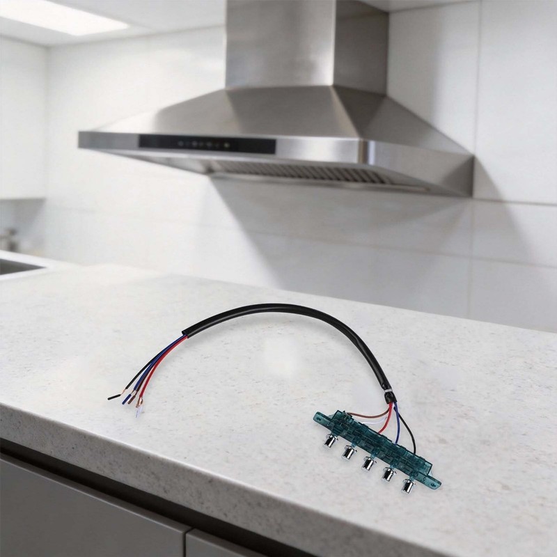 Range Hood Switch 5 Button Replacement, Universal Control Panel for Kitchen gallery