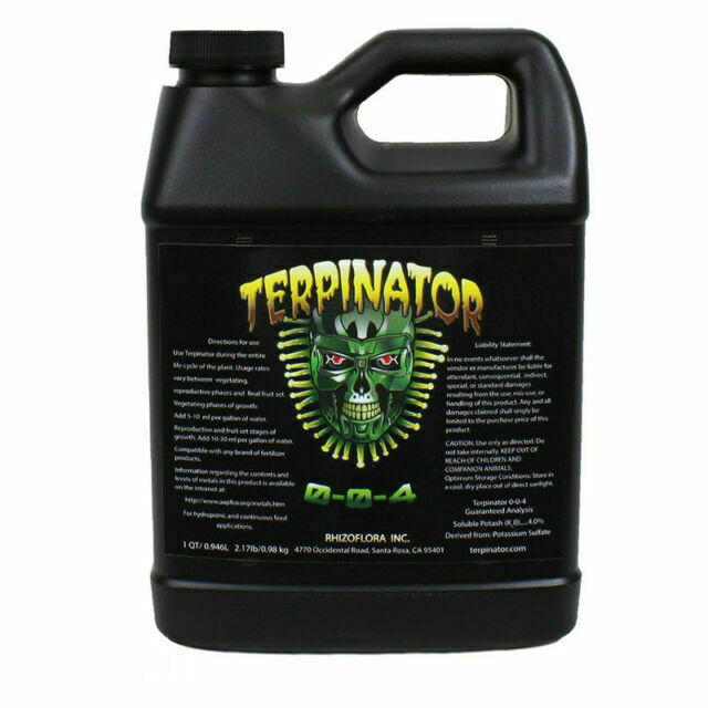 Terpinator Fertilizer Nutrient - 1 Liter, 0-0-4 Rhizoflora Inc. Terpene Enhancer gallery