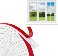 Window Grid Kit, 0.59inx36ft Window Grille Inserts Grid Kit, White TPE Self-A…