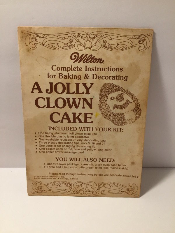 Wilton Complete Instructions for Baking & Decorating A Jolly Clown Cake gallery