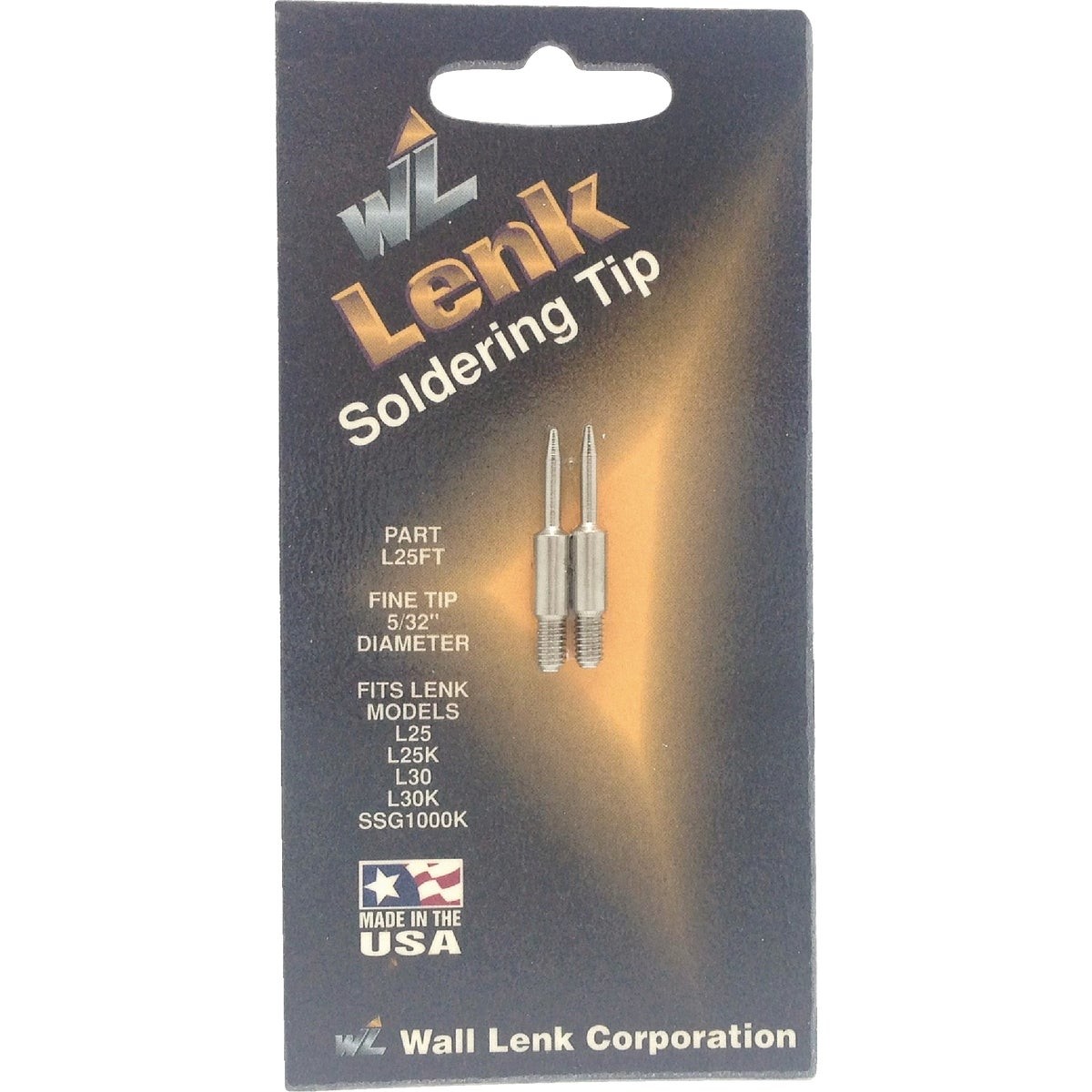 Wall Lenk 5/23 In. Soldering Iron Fine Tips (2-Pack) L25FT Wall Lenk L25FT gallery