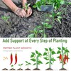 Garden Stakes 14 Inch 48 Pack, DIY 4ft 5ft 6ft 7ft 8ft Tomato Stakes Plastic ... gallery