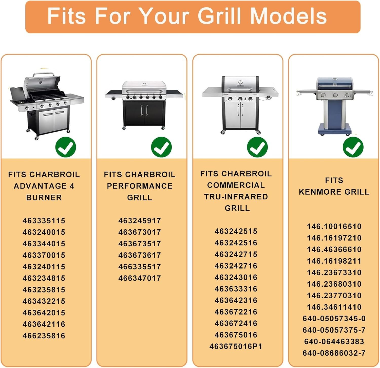 Universal Adjustable Crossover Tubes, Charbroil Carryover Tube for Charbroil 463 gallery