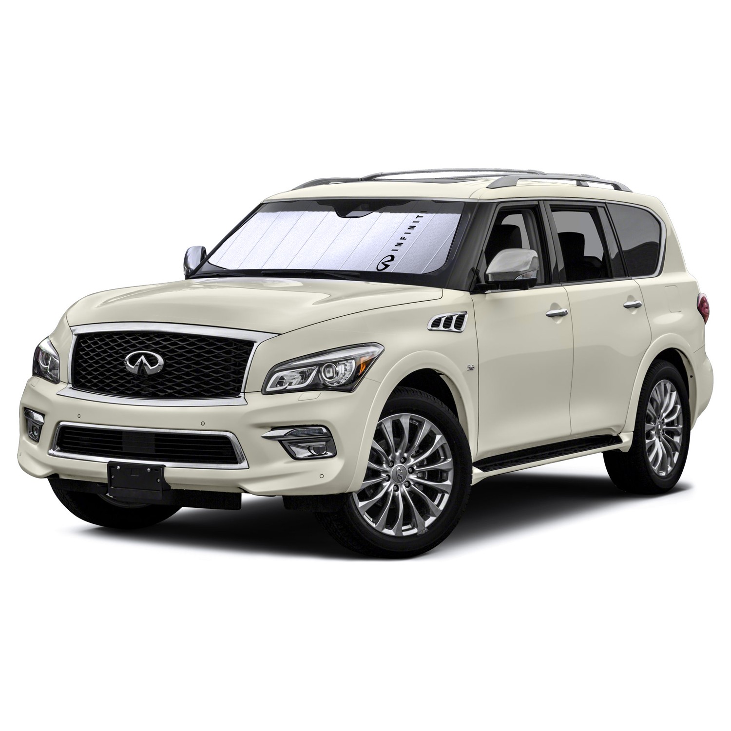 INFINITI Logo Universal Fit Auto Windshield Sun Shade at Jumbo Size gallery