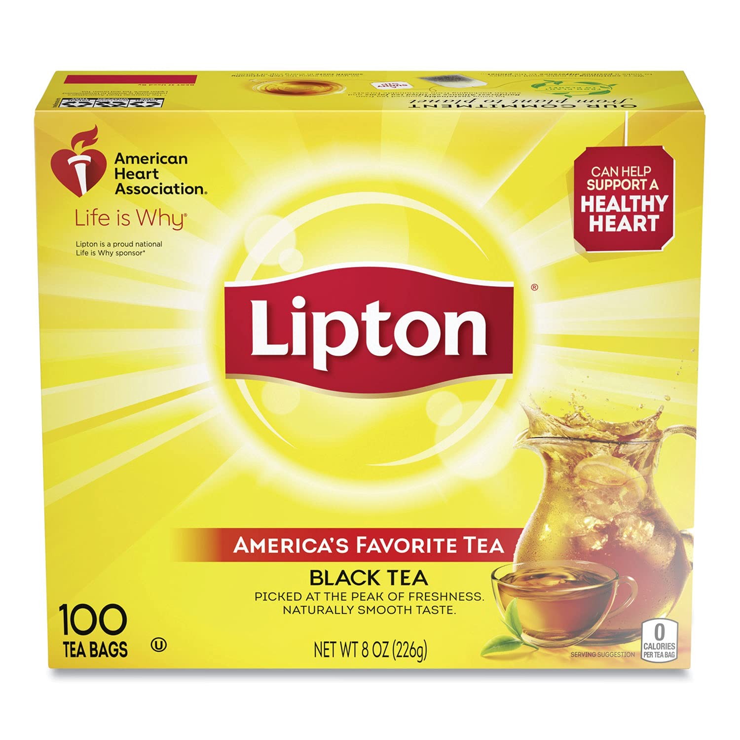 LIP291 - Tea Bags Regular 100 Count (Pack of 1), Blue gallery