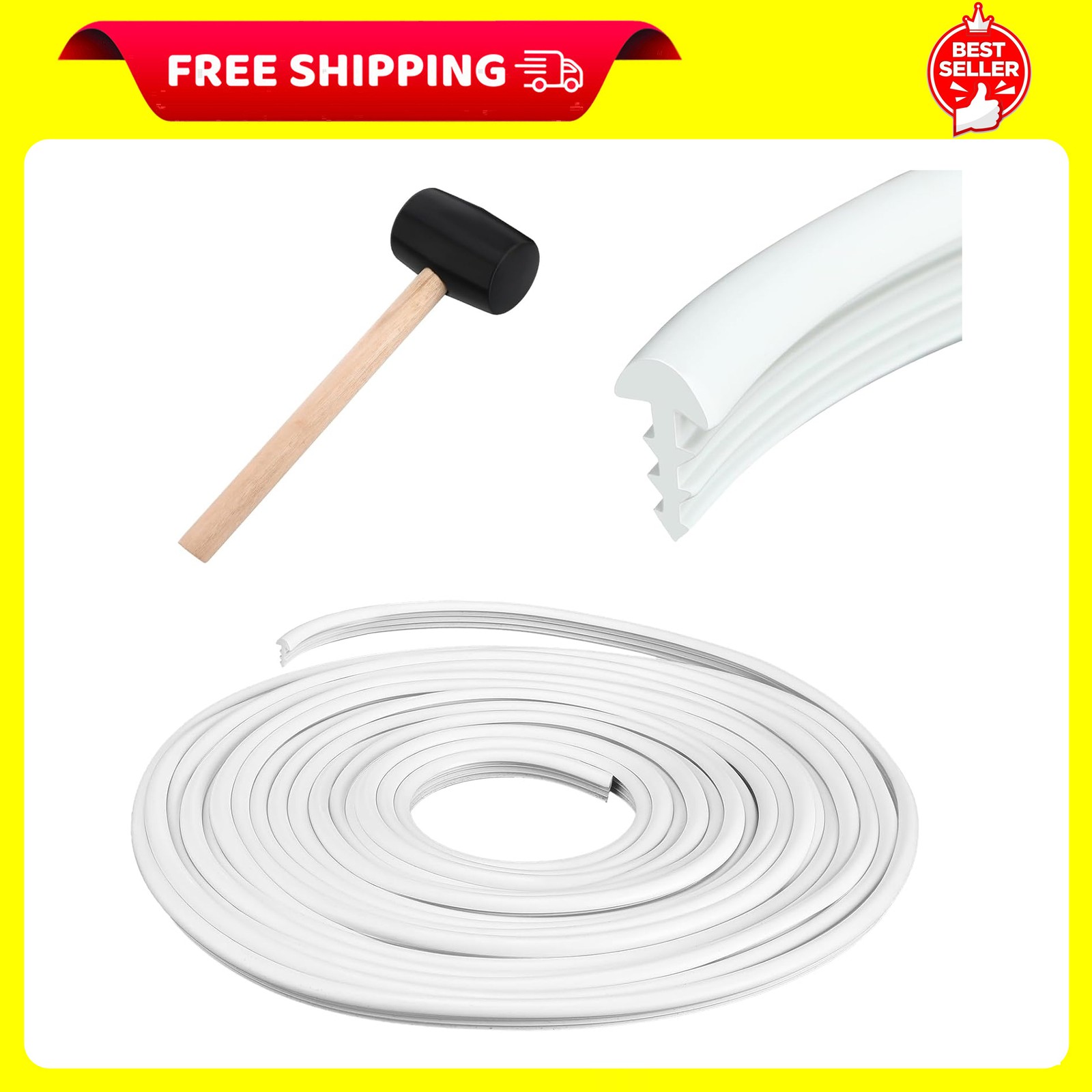 60 ft Swimming Pool Liner Lock Roll Pool Bead Lock White Pool Liner Bead Wedge gallery