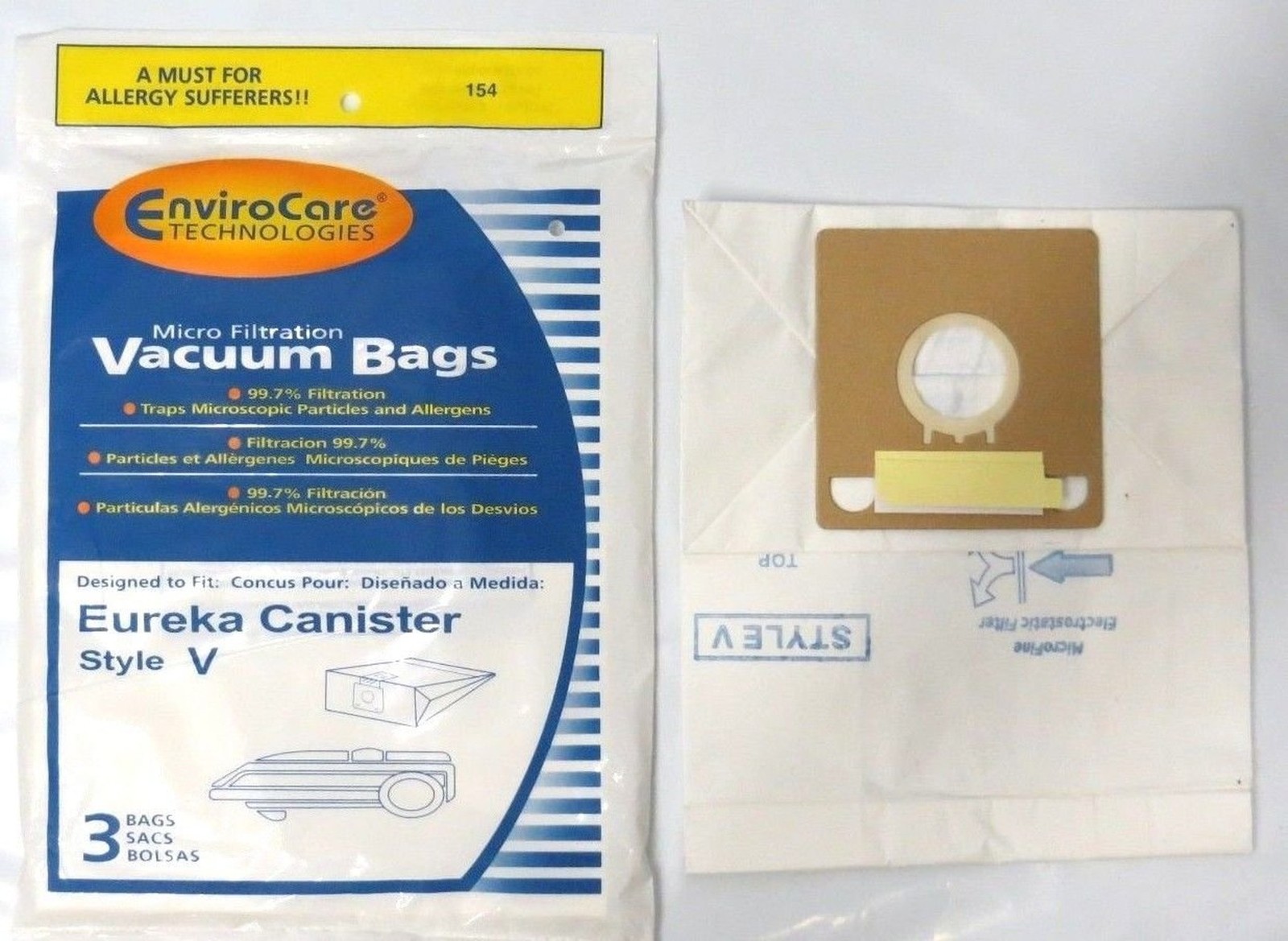 Type V Eureka Vacuum Cleaner Replacement Bag (10pack) gallery