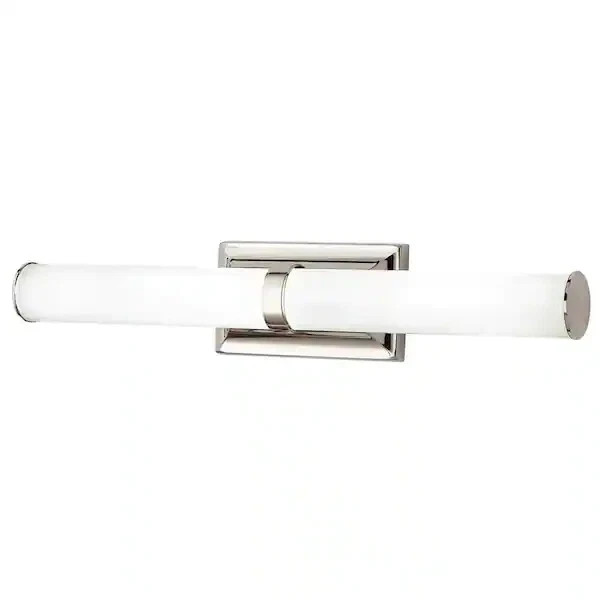 LED Vanity Light Brushed Nickel Modern Bathroom Light Bar Fixture Etched Glass gallery