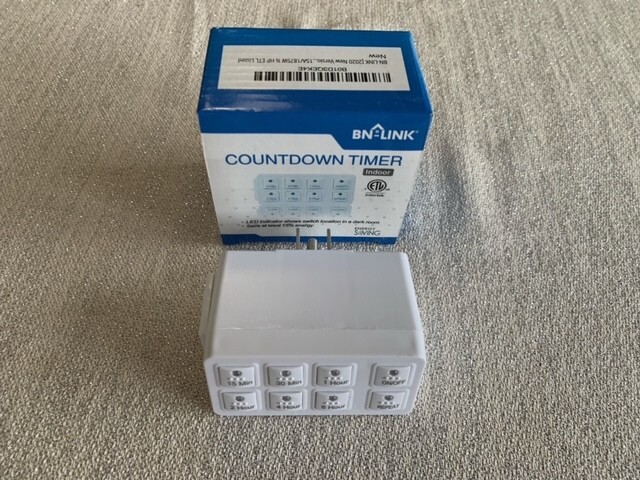 BN LINK SMART COUNT DOWN TIMER 120 VOLT 15 AMP INDOOR WALL TIMER gallery