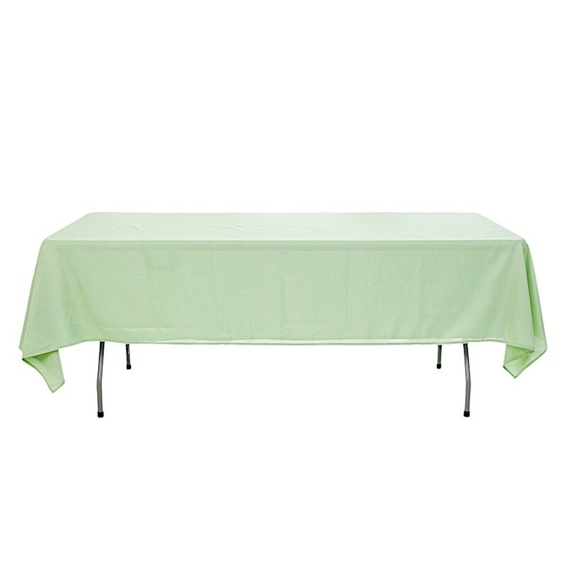 SAGE GREEN 60x126 RECTANGLE POLYESTER TABLECLOTH Wedding Catering Kitchen gallery