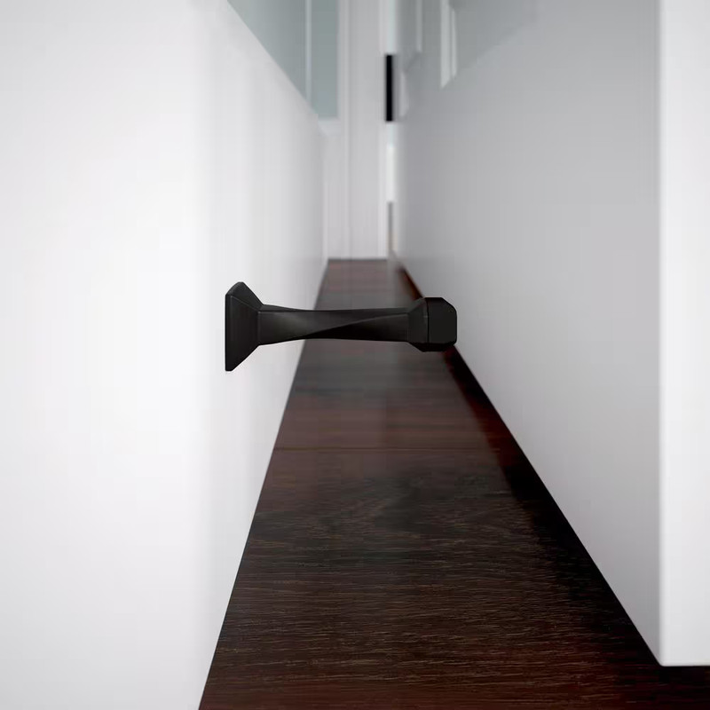 5-Pack Napier 3 In. (76 Mm) Solid Door Stop in Matte Black gallery